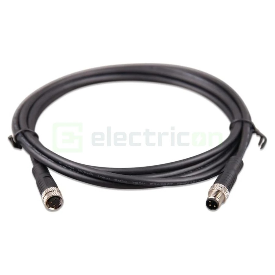 Cablu cu conector circular M8 - 3 poli, 5 metri, 2 bucăți - Victron Energy ASS030560500