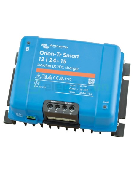Încărcător izolat DC/DC - 12/24-15A (360W) Orion-Tr Smart - Victron Energy ORI122436120