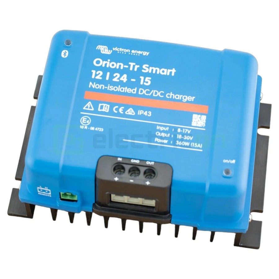 Încărcător neizolat DC/DC - 12/24-15A (360W) Orion-Tr Smart - Victron Energy ORI122436140