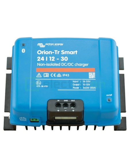 Încărcător neizolat DC/DC - 24/12-30A (360W) Orion-Tr Smart - Victron Energy ORI241236140
