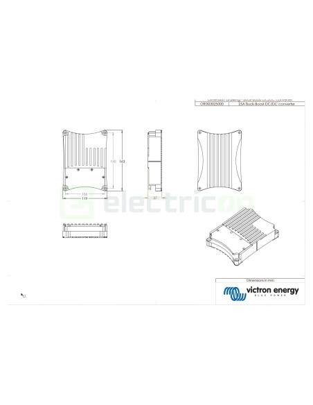 Convertor DC-DC - Buck-Boost 25A - Victron Energy ORI303025000