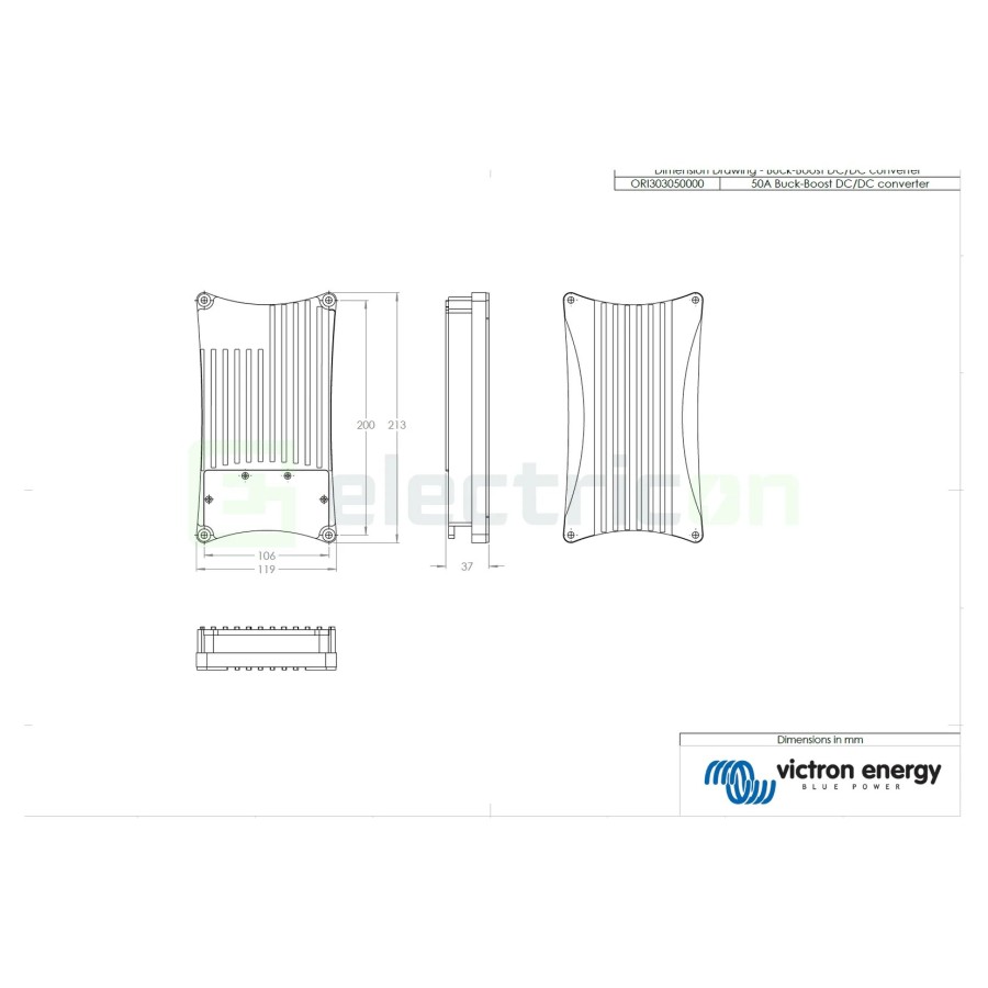 Convertor DC-DC - Buck-Boost 50A - Victron Energy ORI303050000