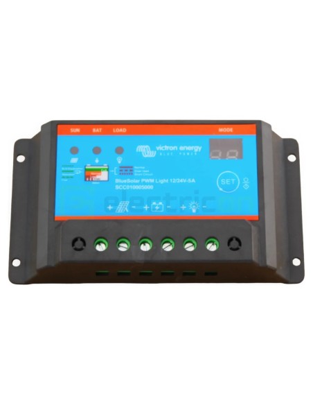 Încărcător solar PWM-Light - BlueSolar 12/24V-5A - Victron Energy SCC010005000