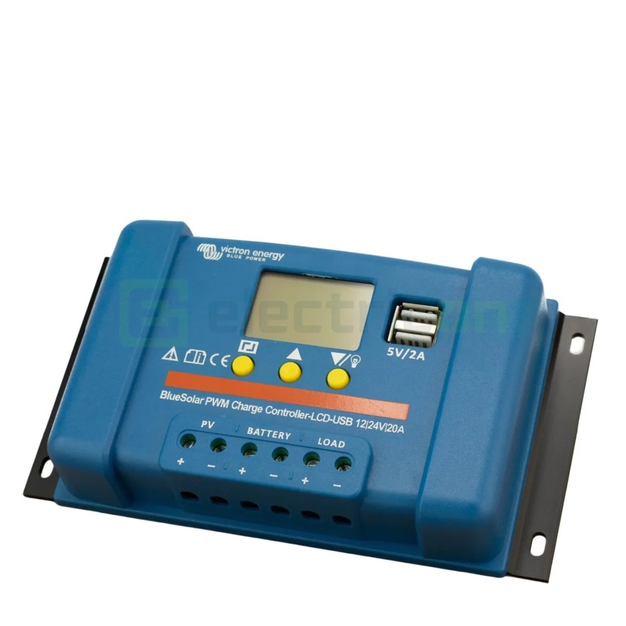 Încărcător solar PWM - LCD&USB 12/24V-20A - Victron Energy SCC010020050