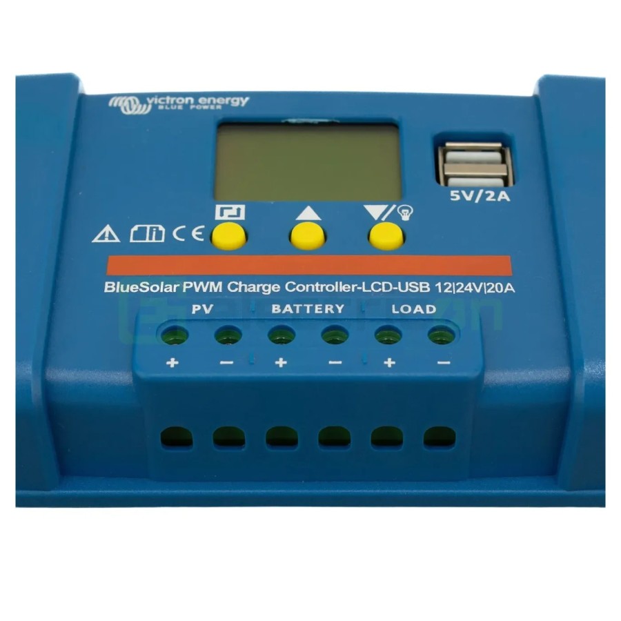 Încărcător solar PWM - LCD&USB 12/24V-20A - Victron Energy SCC010020050