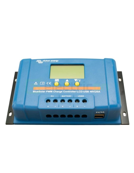 Încărcător solar PWM - LCD&USB 48V-20A - Victron Energy SCC040020050