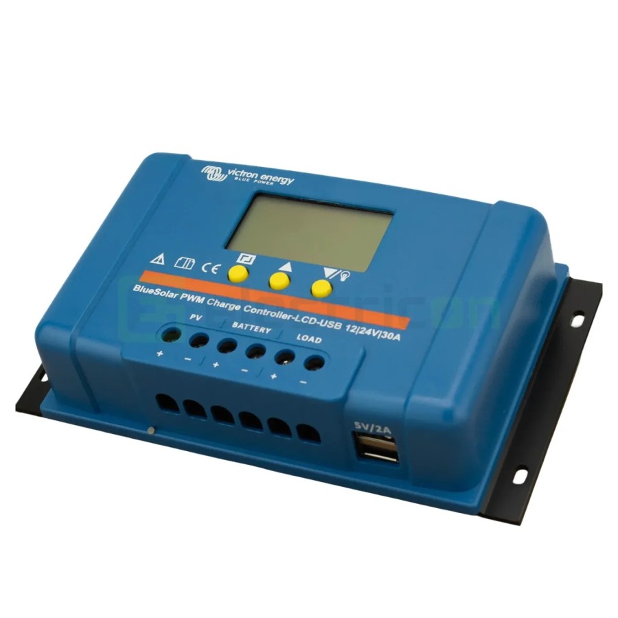 Încărcător solar PWM - LCD&USB 12/24V-30A - Victron Energy SCC010030050