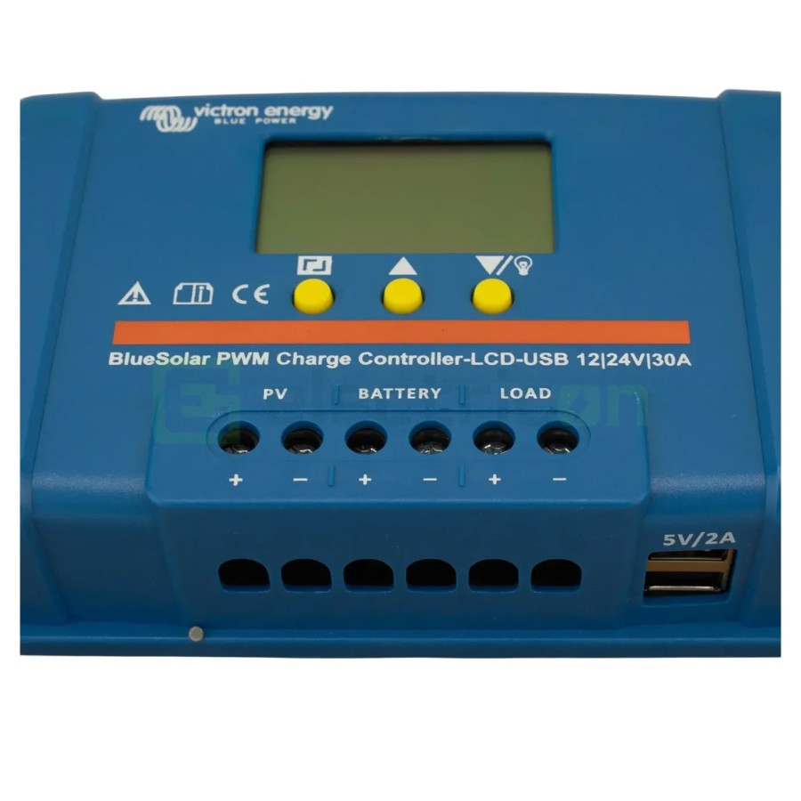 Încărcător solar PWM - LCD&USB 12/24V-30A - Victron Energy SCC010030050