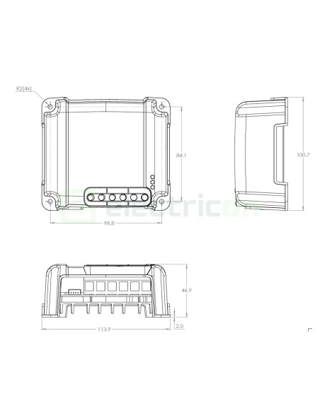 Încărcător solar MPPT - SmartSolar 100/15 -Victron Energy SCC110015060R