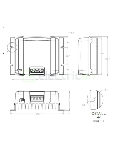 Încărcător solar MPPT - BlueSolar 150/60 Tr -Victron Energy SCC010060200