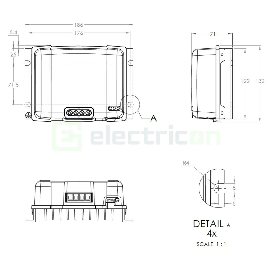 Încărcător solar MPPT - BlueSolar 150/45 Tr -Victron Energy SCC115045222