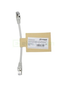 Cablu patch - cablu retea - internet tip Cat 6A ecranat LS0H gri 0.2m - Schrack H6GMG00K2G 2