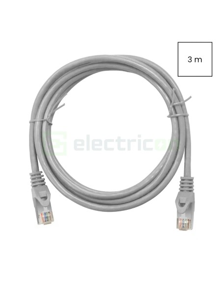 Cablu patch - cablu retea - internet tip Cat 6A ecranat LS0H gri 3m - Schrack H6GMG03K0G