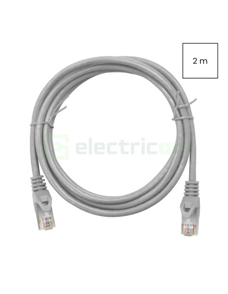 Cablu patch - cablu retea - internet tip Cat 6A ecranat LS0H gri 2m - Schrack H6GMG02K0G