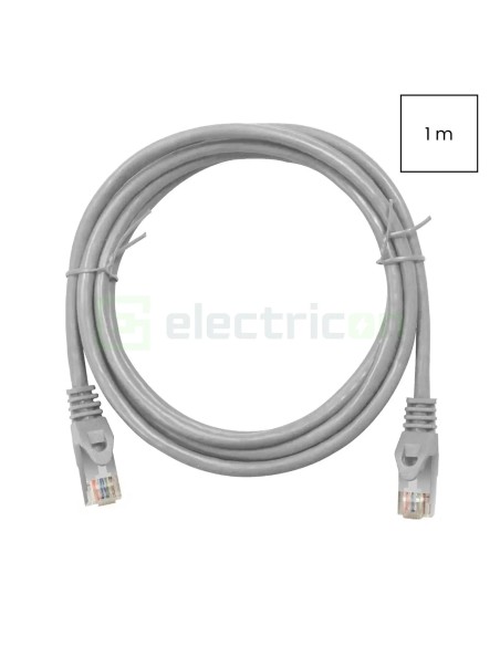 Cablu patch - cablu retea - internet tip Cat 6A ecranat LS0H gri 1m - Schrack H6GMG01K0G
