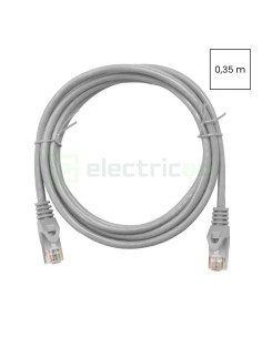 Cablu patch - cablu retea - internet tip Cat 6A ecranat LS0H gri 0.35m - Schrack H6GMG00K3G