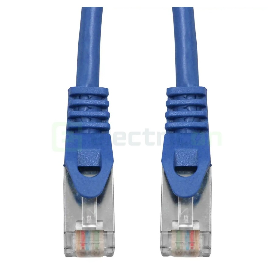 Cablu patch - cablu retea - internet tip Cat 6A ecranat LS0H albastru 0.5m - Schrack H6GMB00K5B