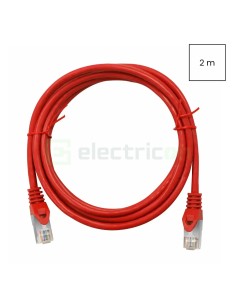 Cablu patch - cablu retea - internet tip Cat 6A ecranat LS0H roșu 2m - Schrack H6GMR02K0R