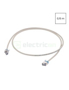 Cablu patch - cablu retea - internet tip Cat 6A SLIM U/FTP LSOH 0.15m - Schrack H6GYG00K1B