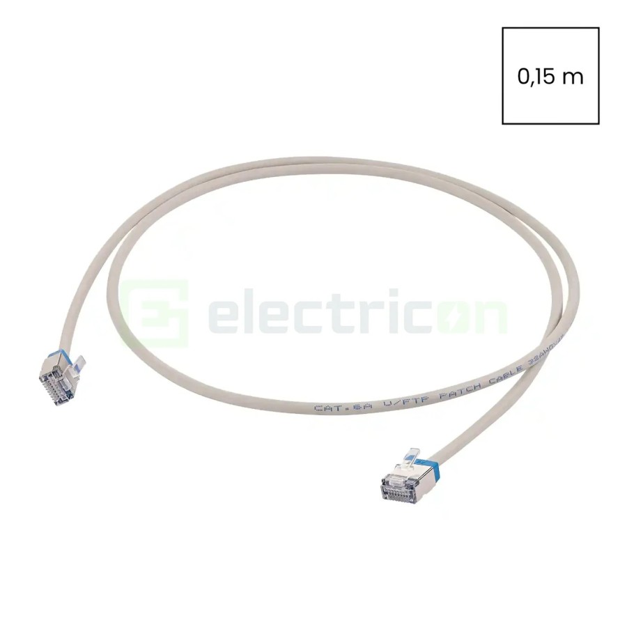 Cablu patch - cablu retea - internet tip Cat 6A SLIM U/FTP LSOH 0.15m - Schrack H6GYG00K1B