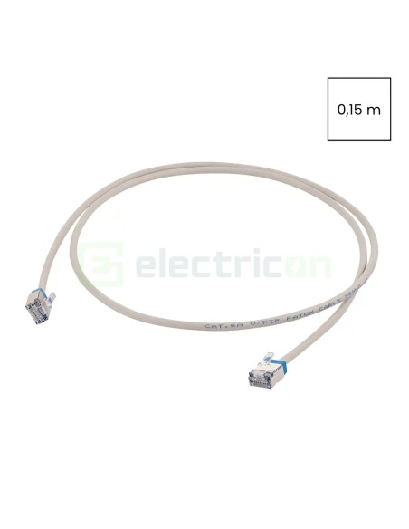 Cablu patch - cablu retea - internet tip Cat 6A SLIM U/FTP LSOH 0.15m - Schrack H6GYG00K1B