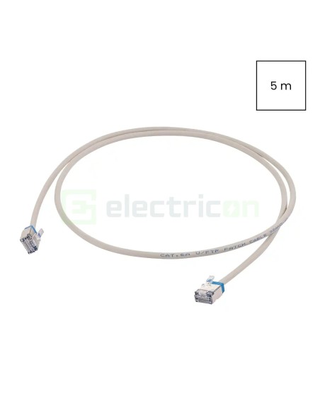 Cablu patch - cablu retea - internet tip Cat 6A SLIM U/FTP LSOH 5m - Schrack H6GYG05K0B