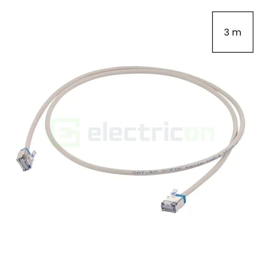 Cablu patch - cablu retea - internet tip Cat 6A SLIM U/FTP LSOH 3m - Schrack H6GYG03K0B