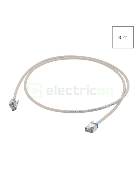 Cablu patch - cablu retea - internet tip Cat 6A SLIM U/FTP LSOH 3m - Schrack H6GYG03K0B