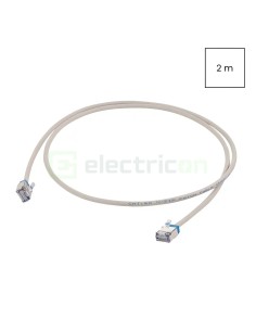 Cablu patch - cablu retea - internet tip Cat 6A SLIM U/FTP LSOH 2m - Schrack H6GYG02K0B