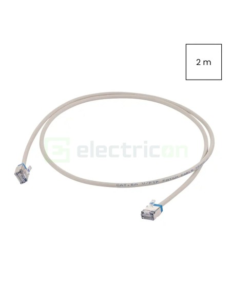 Cablu patch - cablu retea - internet tip Cat 6A SLIM U/FTP LSOH 2m - Schrack H6GYG02K0B