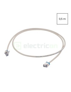 Cablu patch - cablu retea - internet tip Cat 6A SLIM U/FTP LSOH 0.5m - Schrack H6GYG00K5B