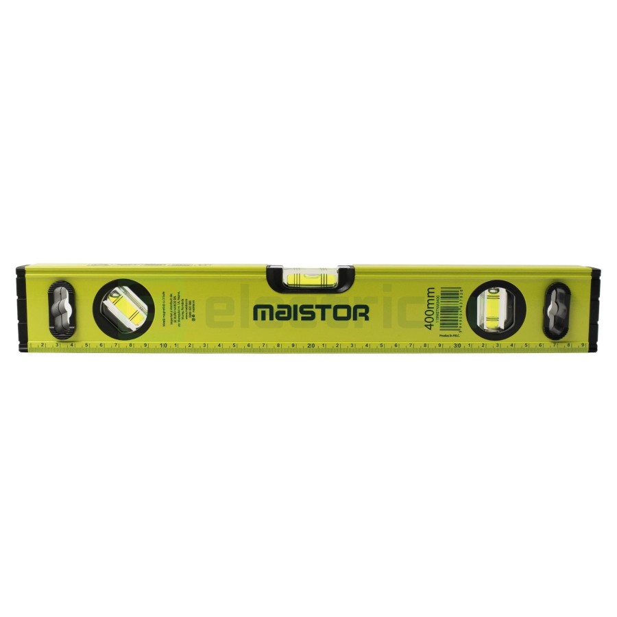 Nivelă magnetică cu 3 bule și mâner - 400 mm - Maistor 119MSTNM3400
