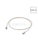 Cablu patch - cablu retea - internet tip Cat 6A SLIM U/FTP LSOH 0.35m - Schrack H6GYG00K3B