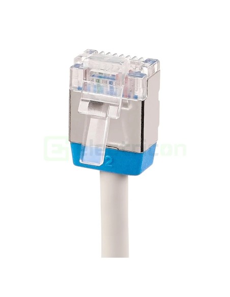 Cablu patch - cablu retea - internet tip Cat 6A SLIM U/FTP LSOH 1m - Schrack H6GYG01K0B