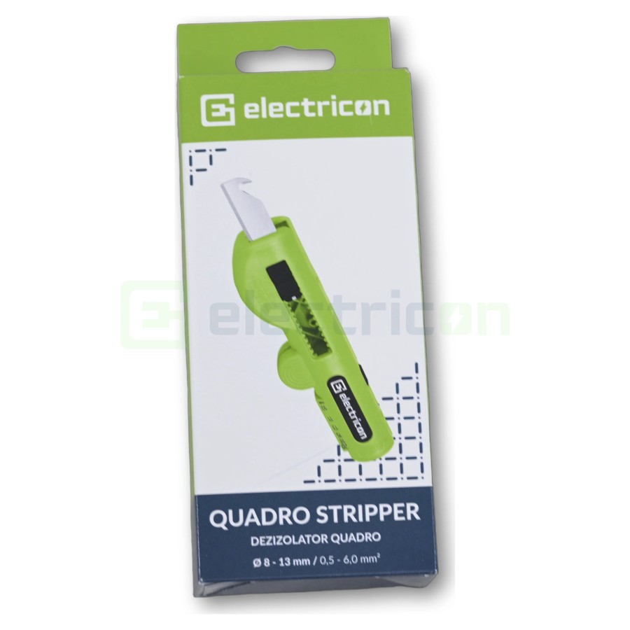 Dezizolator Quadro Multifuncțional – pentru Cabluri Ø8–13mm² și Conductori Ø0,5–6mm² - Electricon TMDI10062006