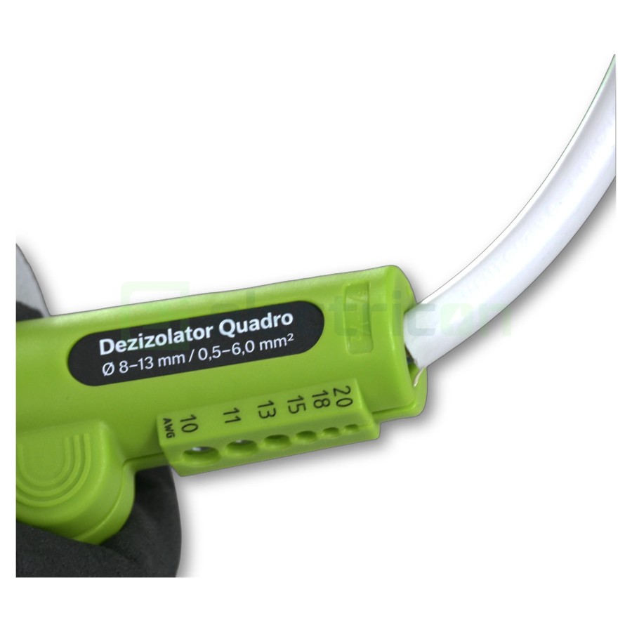 Dezizolator Quadro Multifuncțional – pentru Cabluri Ø8–13mm² și Conductori Ø0,5–6mm² - Electricon TMDI10062006