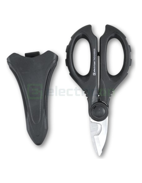 Foarfecă cu Teacă pentru Electricieni – Tăiere, Dezizolare și Sertizare Ferule 0,5–6mm² - Electricon XL TMD10100025