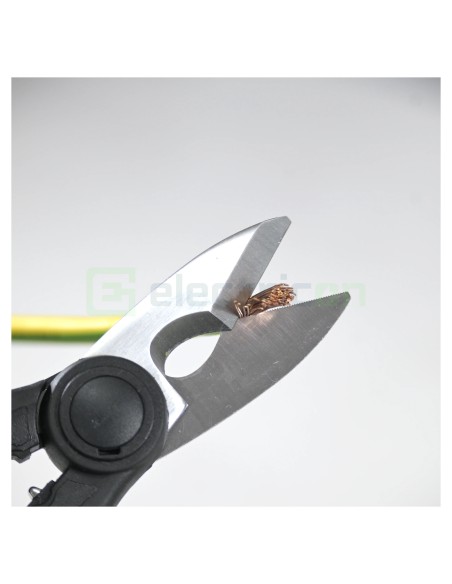 Foarfecă cu Teacă pentru Electricieni – Tăiere, Dezizolare și Sertizare Ferule 0,5–6mm² - Electricon XL TMD10100025