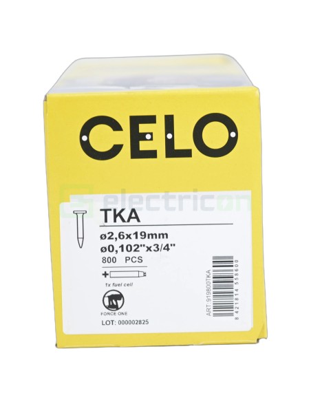 Set 800 Cuie 19mm TKA/XHA Force One + Gaz - CELO 919800TKA