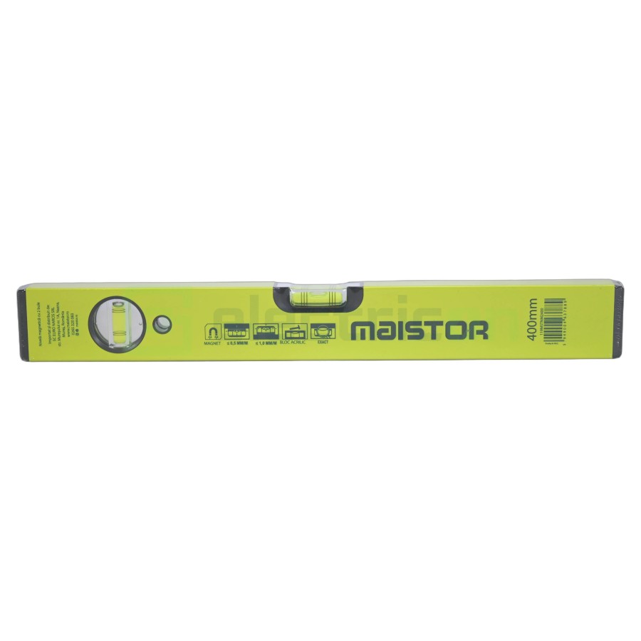 Nivelă cu 2 bule - magnetică  - 400 mm - Maistor 119MSTNM2400