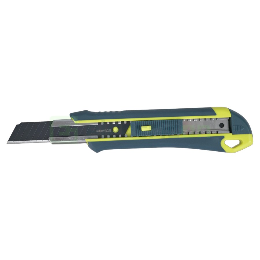 Cutter universal cu lamă SK2CR 18 mm negru cu rezervă de 2 lame inclusă  - Maistor 119MSTCSK2CR
