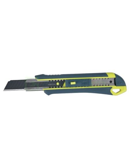 Cutter universal cu lamă SK2CR 18 mm negru cu rezervă de 2 lame inclusă  - Maistor 119MSTCSK2CR