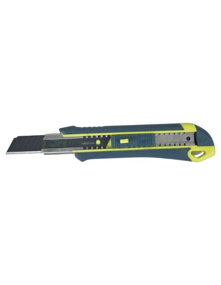 Cutter universal cu lamă SK2CR 18 mm negru cu rezervă de 2 lame inclusă  - Maistor 119MSTCSK2CR