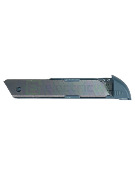 Cutter universal cu lamă SK2CR 18 mm negru cu rezervă de 2 lame inclusă  - Maistor 119MSTCSK2CR