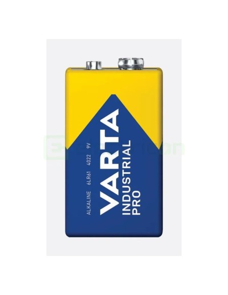 Baterie alcalină - 9V 6LR61 - Varta Industrial Pro