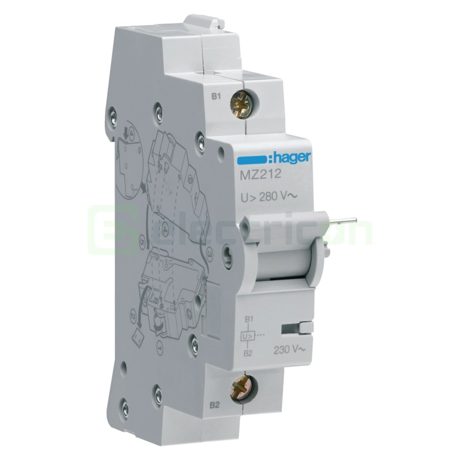Bobina supratensiune Hager MZ212 230V
