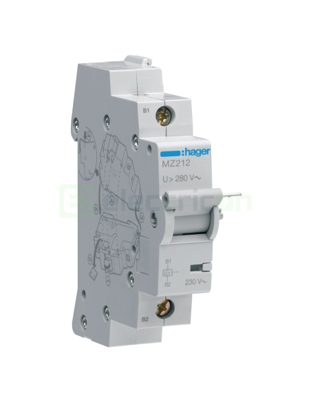 Bobina supratensiune Hager MZ212 230V