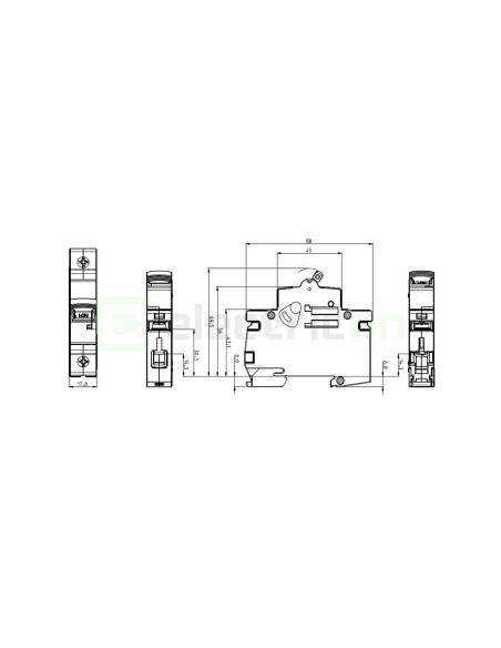 Intrerupator MCB B10A ETI 1P