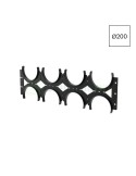 Distanțier montaj copex - Ø200 mm - pentru instalații îngropate, 8 poziții (4x2) - Kouvidis 6121200