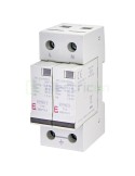 Descarcător supratensiune - SPD - Tip 1+2 1P+N broșabil cu semnalizare 280VAC 20kA TN-S 2M - ETI 002442902